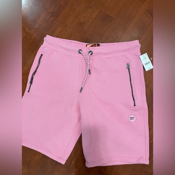 Brand New Super Dry Pink Shorts - Picture 1 of 4